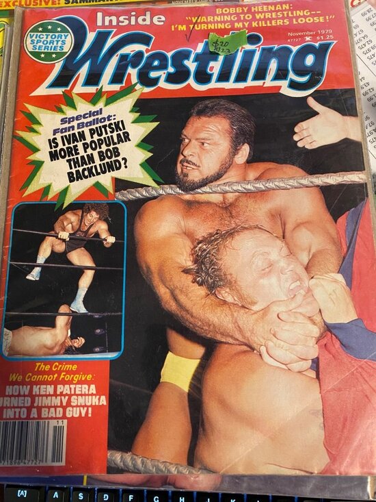 Inside Wrestling Other - Inside Wrestling Victory Sports Putski Backlund Heenan Snuka Patera Nov 1979 WWF
